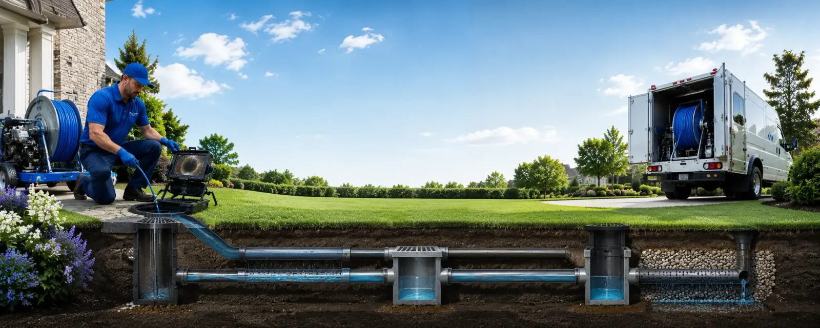 Outdoor drain cleaning information for Fairfield, VA